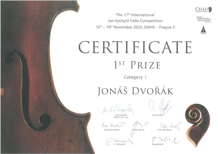 17. ročník Mezinárodní violoncellové soutěže Jana Vychytila